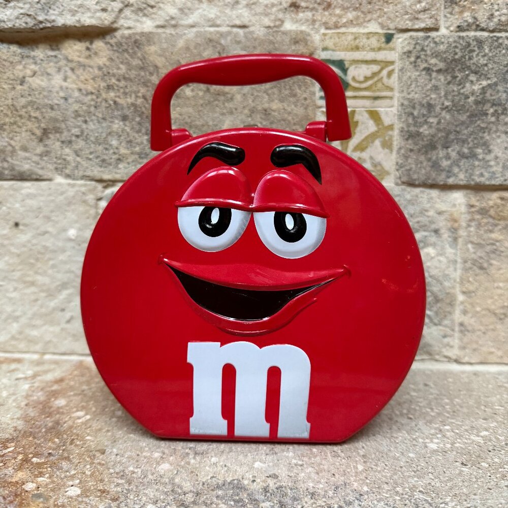 Vintage Red M&M Lunchbox